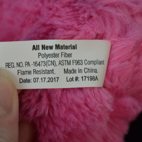 Loves Loveables Small Pink Stuffed Bear - Picture 7 of 7